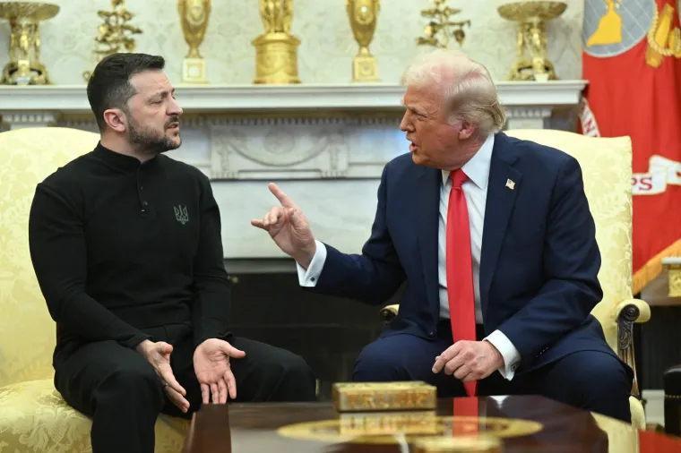 Razgovor između Donalda Trumpa i Volodimira Zelenskog u Ovalnom uredu u Bijeloj kući nije dobro završio. Nisu postigli nikakav dogovor, upravo suprotno, Trump i potpredsjednik JD Vance napali su ukrajinskog predsjednika da "nije dovoljno zahvalan" za sve što je SAD do sada učinio za Ukrajinu. Komentirali su čak i njegov izbor odjeće, a nakon neslavnog showa pred novinarima, Zelenski je naprasno napustio Bijelu kuću.