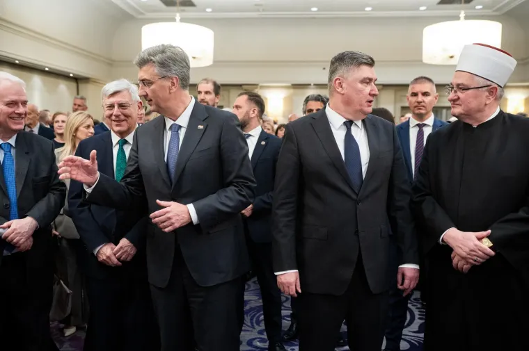 Pogledajte susret Milanovića i Plenkovića: Na&scaron;e kamere snimile neugodnjak u Sheratonu