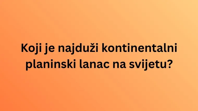 Smatra&scaron; se hodajućom enciklopedijom? Onda je vrijeme da se oku&scaron;a&scaron; na ovim kviza&scaron;kim pitanjima