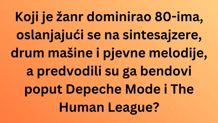 Smatrate se velikim stručnjakom? Oku&scaron;ajte se na kvizu o glazbenim žanrovima i nemojte razočarati