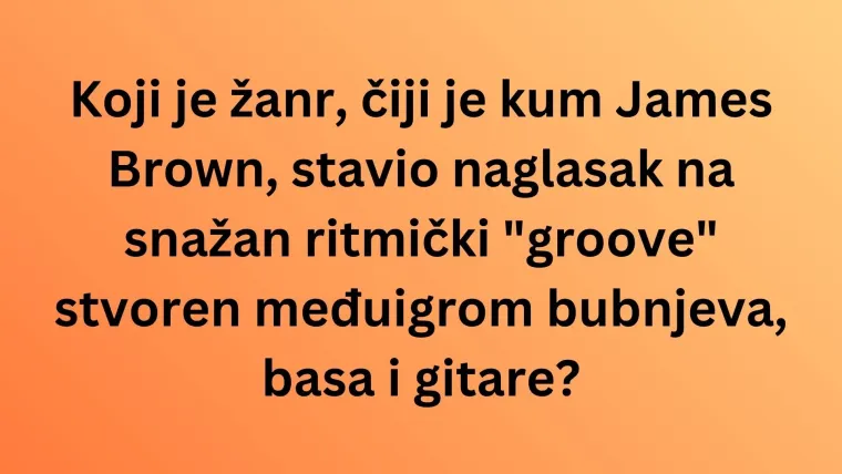 Smatrate se velikim stručnjakom? Oku&scaron;ajte se na kvizu o glazbenim žanrovima i nemojte razočarati
