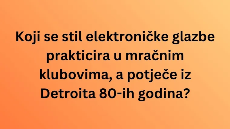 Smatrate se velikim stručnjakom? Oku&scaron;ajte se na kvizu o glazbenim žanrovima i nemojte razočarati