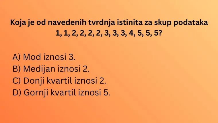 Da danas polažete državnu maturu iz matematike, kakav bi bio va&scaron; rezultat doznajte na kvizu
