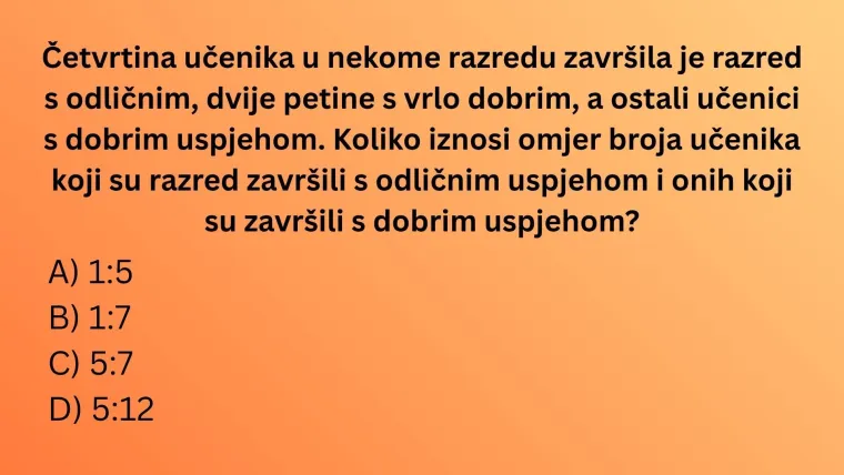 Da danas polažete državnu maturu iz matematike, kakav bi bio va&scaron; rezultat doznajte na kvizu