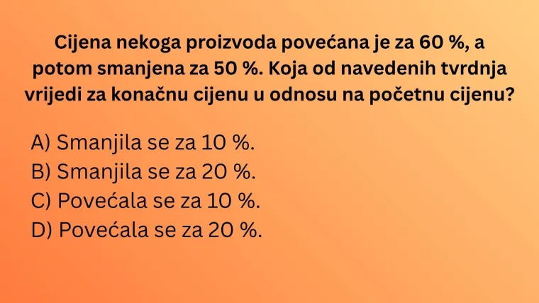 Da danas polažete državnu maturu iz matematike, kakav bi bio va&scaron; rezultat doznajte na kvizu