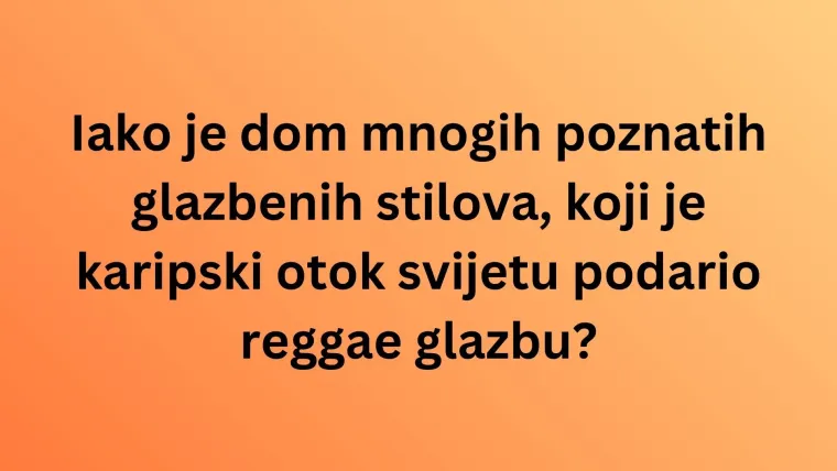 Dokaži da si ljubitelj geografije i poku&scaron;aj rasturiti na pitanjima o otočnim državama na kvizu