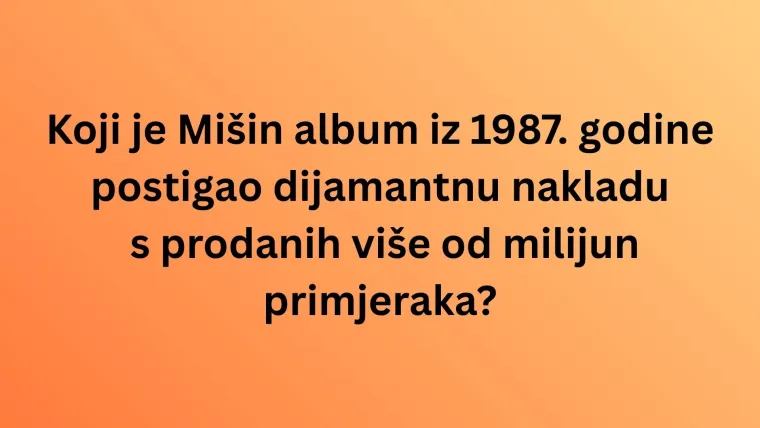 Kviz koji testira tvoju ljubav prema Mi&scaron;i Kovaču i njegovim hitovima: Dokaži da si pravi fan