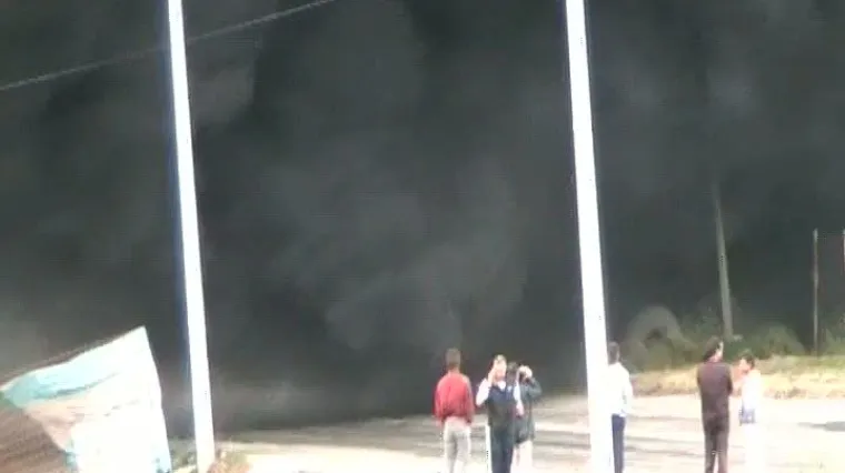 Veliki požar kod benzinske postaje