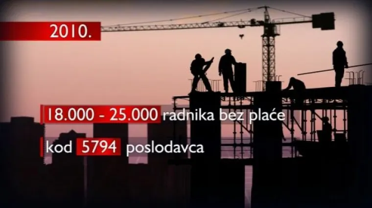 Bez plaće 25 tisuća radnika