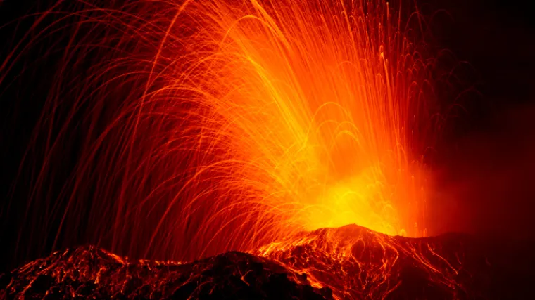 Spektakularna snimka erupcije vulkana