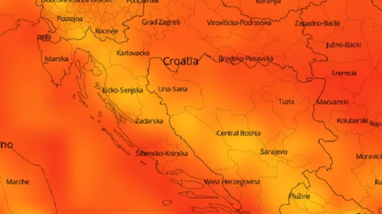 Pogledajte kako će temperature rasti u vašem gradu