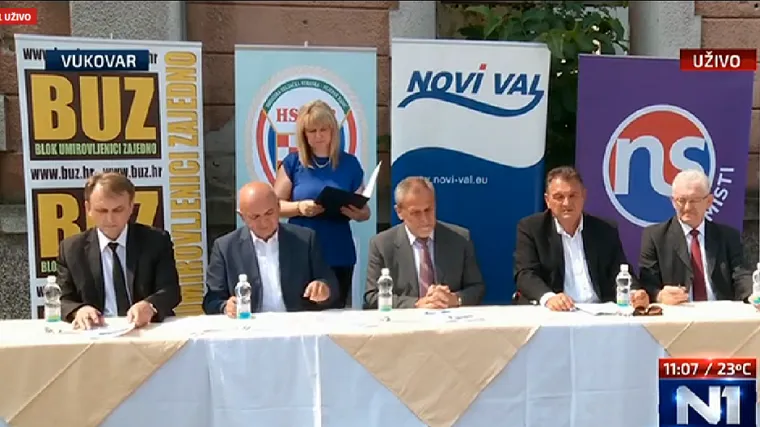 U Vukovaru sklopljena predizborna koalicija 'Za premijera'