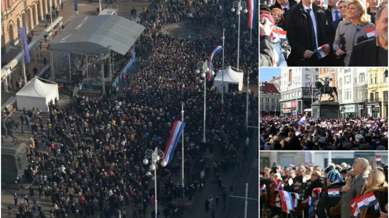 Pogledajte kako je izgledala svečana proslava u Zagrebu