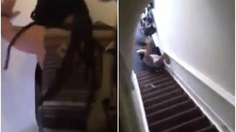 Brutalna snimka pokazuje kako tamnoputu filmašicu izbacuju iz stana