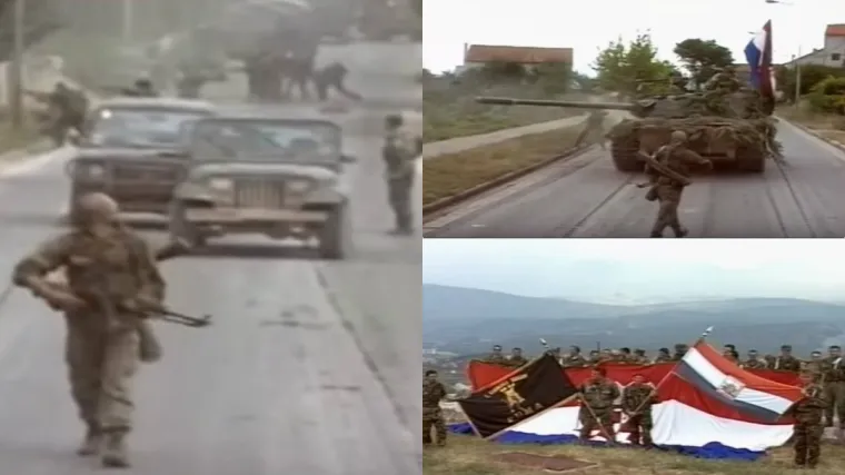 U prvim satima nakon napada Tuđman je uputio poruku srpskoj paravojsci...