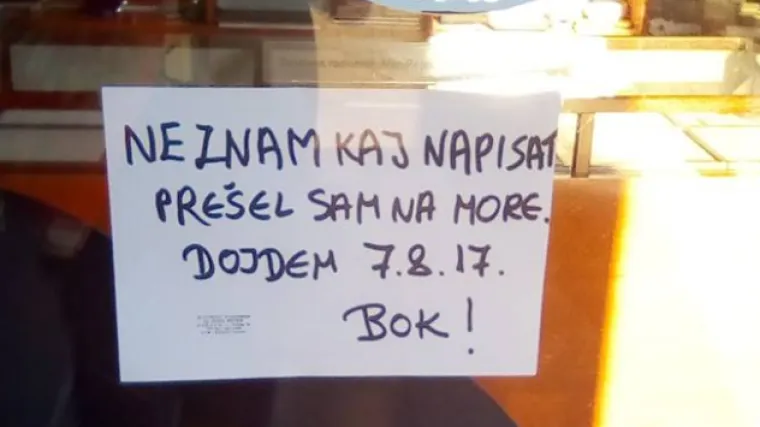 Omiljeni zagrebački zlatar opet oduševio porukom: 'Ne znam kaj napisat, prešel sam na godišnji'
