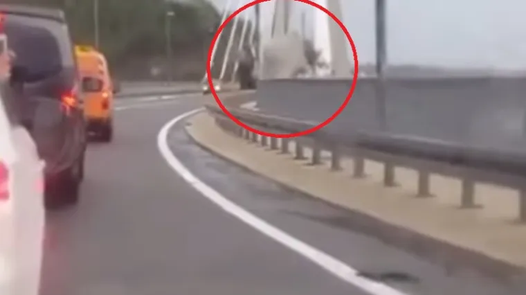 Olujni vjetar puhao brzinom 140 km/h i prevrnuo prikolicu