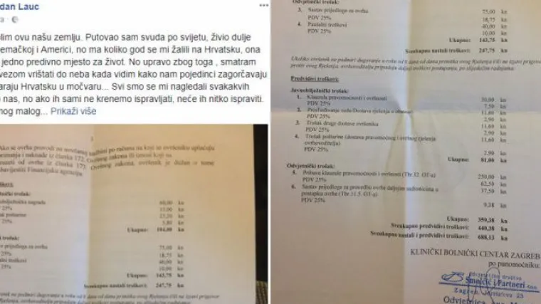 Javlja se sve više oboljelih kojima je KBC Zagreb zbog 25 kuna poslao ovrhu