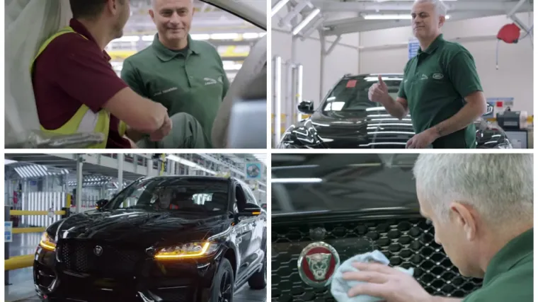 Slavni trener nadgledao kako se izrađuje jubilarni primjerak modela F-PACE - njegov