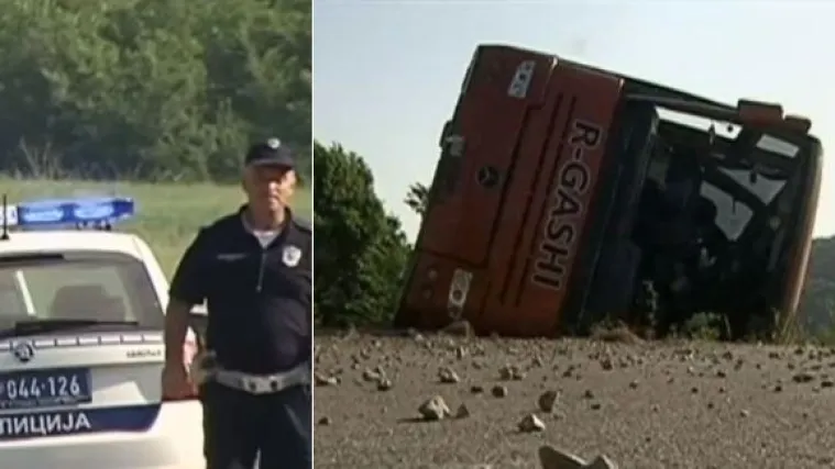 Prevrnuo se autobus na jugu Srbije: devetero ozlijeđenih, troje zaradilo teške ozljede