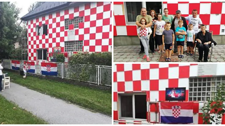U Novskoj osvanula 'vatrena kuća': 'Radili smo fasadu i odlučili se malo opustiti'