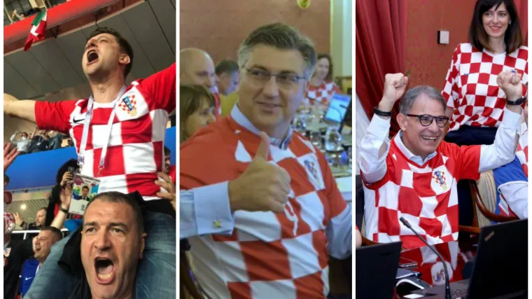 Navijačko ludilo zahvatilo i političare: Marića nosili na ramenima, Plenković pjevao, ministri obukli dresove...
