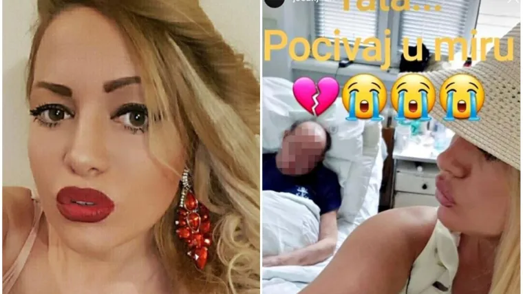 Srpska manekenka snimila selfie uz očevu samrtnu postelju