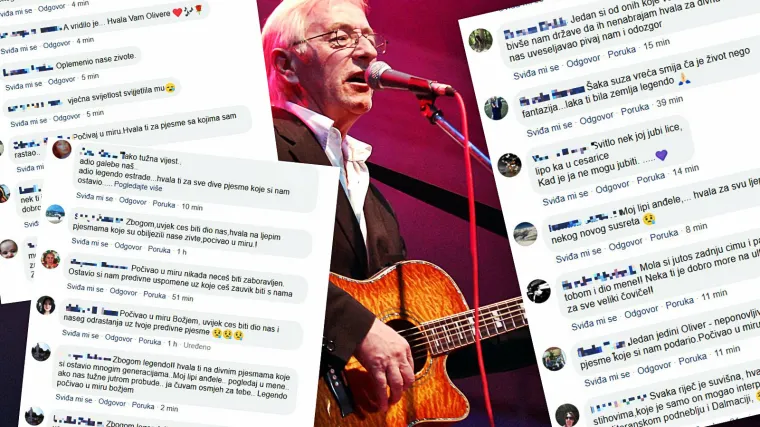 Građani se dirljivim porukama opraštaju od Olivera: 'Hvala ti što si nam pokazao da se letjeti može'