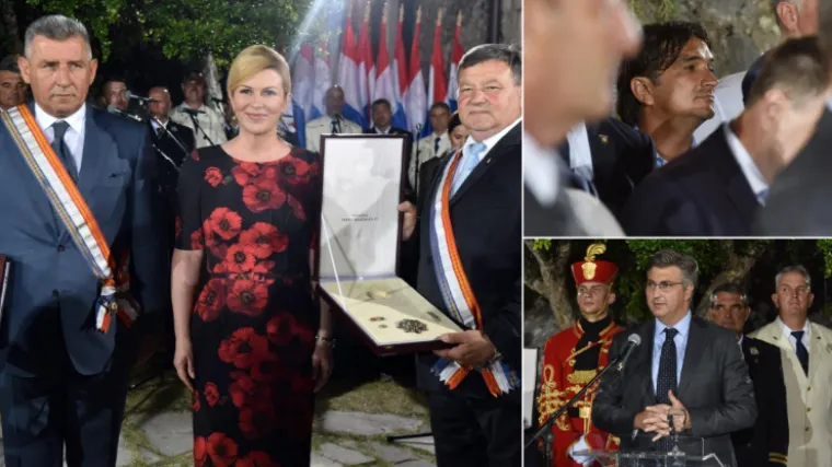 Izniman doprinos neovisnosti: Predsjednica odlikovala generale Antu Gotovinu i Mladena Markača