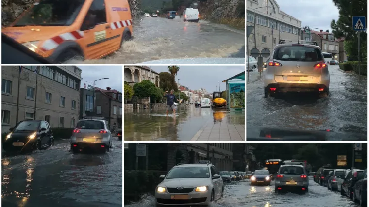 Izbijeni šahtovi, voda probila u kuće, prijete odroni, zatvorene prometnice