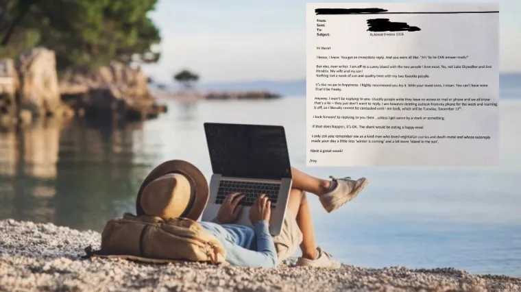 Poslao mail kolegi na godišnjem, pazite što ga je dočekalo