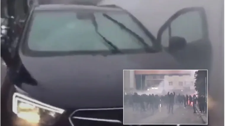 Huligani Lazija izazvali nerede i pokušali zapaliti dva policajca; umalo su živi izgorili