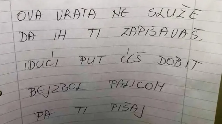 'Odnosi li se ovo na pasa ili beštiju neku na dvi noge?'