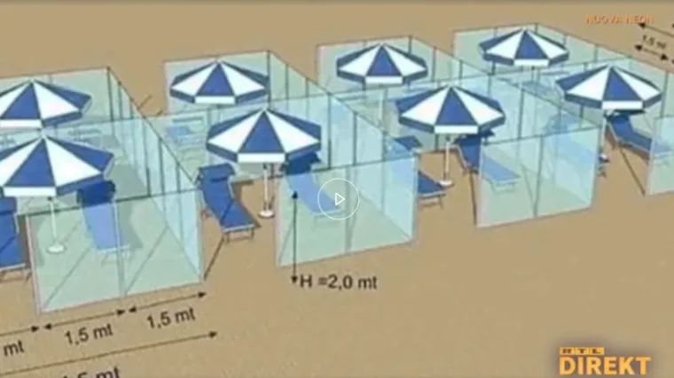 Hoćemo li se sunčati na plažama i piti kave u kafićima izolirani pleksiglasom?