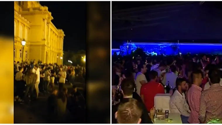 Stožer ne dozvoljava izlaske u klubove, ali se zato smije piti iz iste boce, gurati i grliti ispred kazališta
