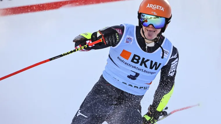 'Evo, još jedno postolje u Adelbodenu...'