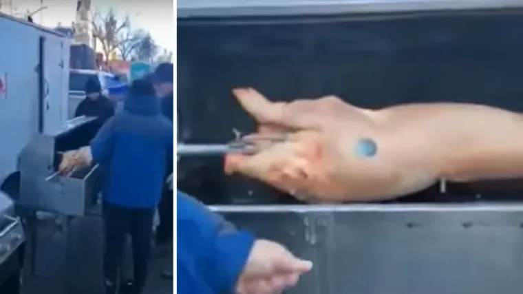 Balkanci okrenuli prase na ražnju ispred kanadskog parlamenta: Dok drugi trube, oni ovako prosvjeduju
