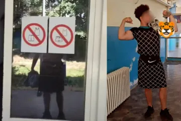 Učenik iz Srbije zaribao &scaron;kolu koja je učenicima zabranila kratke hlače, lagano je do&scaron;ao u haljini: 'Po&scaron;tujem pravila'