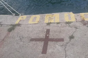 FOTO Pristanište za gliser Hitne u Zadru je potpuno urušeno: 'Ovo je sramotno i opasno'