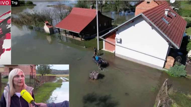 RTL u okolici Ozlja, u jučer poplavom odsječenom mjestu, voda je bila do pazuha: 'Bilo je alarmantno'