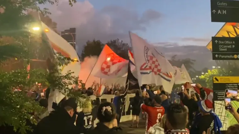 Navijač hrvatskog kluba u Australiji dobio doživotni izgon sa stadiona zbog fašističkog pokliča: Očekuje se još kazni