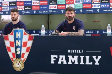 Pred novinare izašli Petković i Livaja: 'Tko god od napadača da će igrati, dat će sve od sebe. Hrvatska se nema čega bojati'