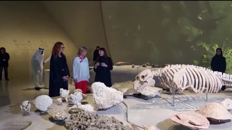 FOTO/VIDEO Bivša predsjednica između utakmica posjetila Nacionalni muzej Katra