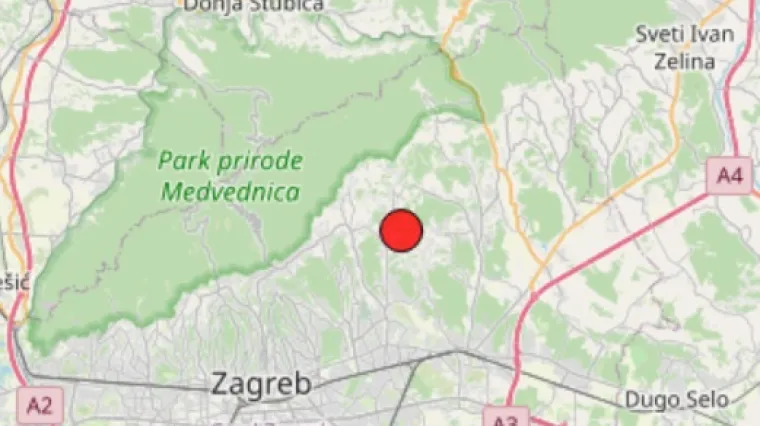 Novi potres u Zagrebu. Epicentar je kod Markuševca: 'Samo zvuk, kao detonacija'