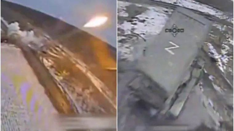 Putinovo pakleno zabranjeno oružje ispaljivalo projektile sve dok ga nije pronašao dron 'kamikaza'. A onda se dogodio brutalan napad
