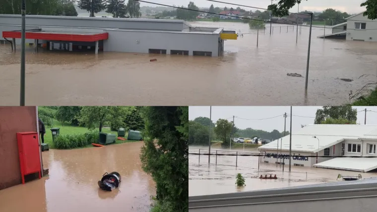 Nevrijeme poharalo Požegu i Viroviticu: Poplavljeni podrumi i kuće, prekinut i željeznički promet