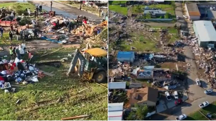 VIDEO Pogledajte zastrašujuće posljedice tornada u Teksasu. Odnio tri života, više od 200 domova uništeno