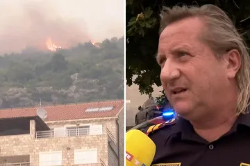 Gori iznad kuća u Župi dubrovačkoj: 'Stanje nije dobro. Ne prijeti kućama, ali je izvjesno da će se dogoditi'