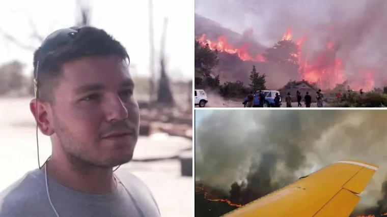 Stanovnici Rodosa u šoku, vatra im odnijela sve: 'Moj život je stao. Nema mog resotrana, ni kuće moje mame'