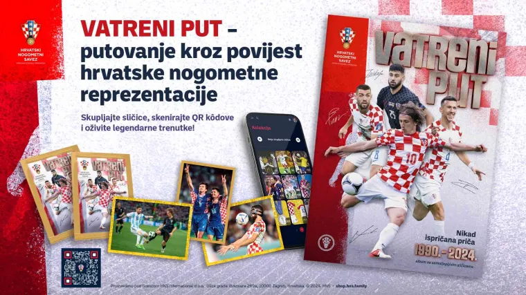 Hrvatski navijači će biti oduševljeni: Album 'Vatreni put' stiže na kioske